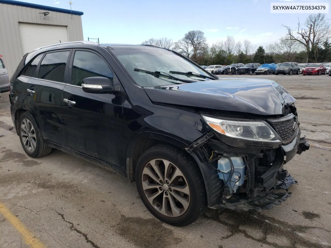 5XYKW4A77EG534379 2014 Kia Sorento Sx