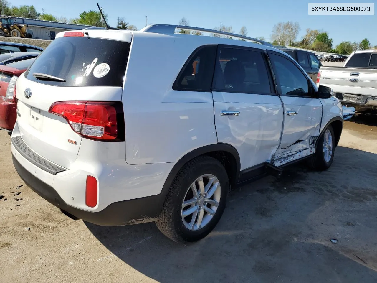 2014 Kia Sorento Lx VIN: 5XYKT3A68EG500073 Lot: 50742254