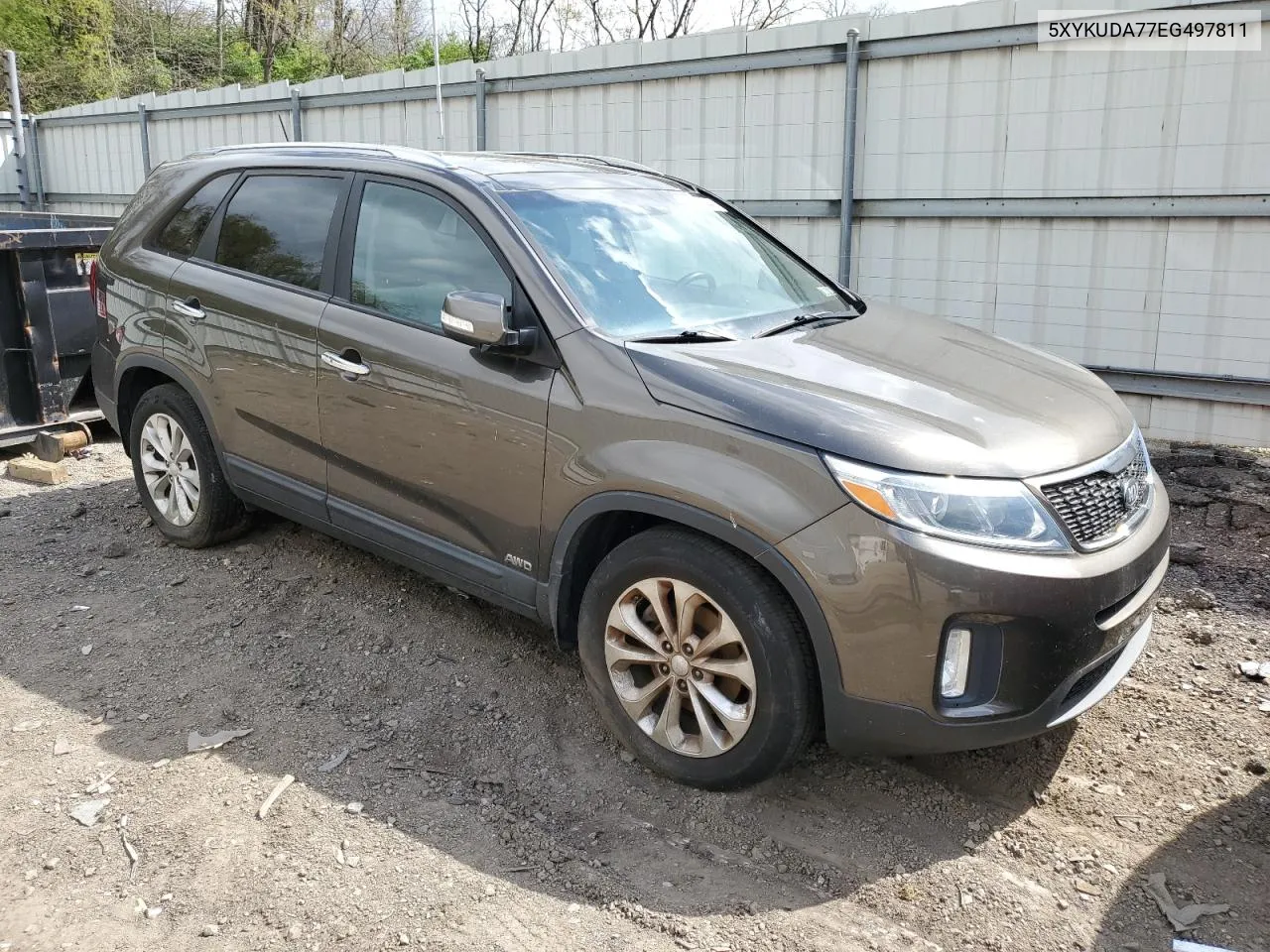 2014 Kia Sorento Ex VIN: 5XYKUDA77EG497811 Lot: 52123344