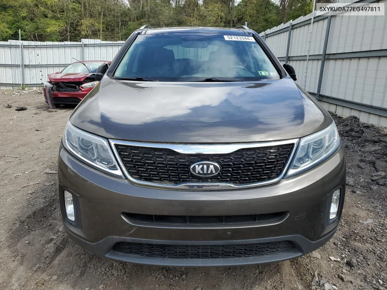 2014 Kia Sorento Ex VIN: 5XYKUDA77EG497811 Lot: 52123344