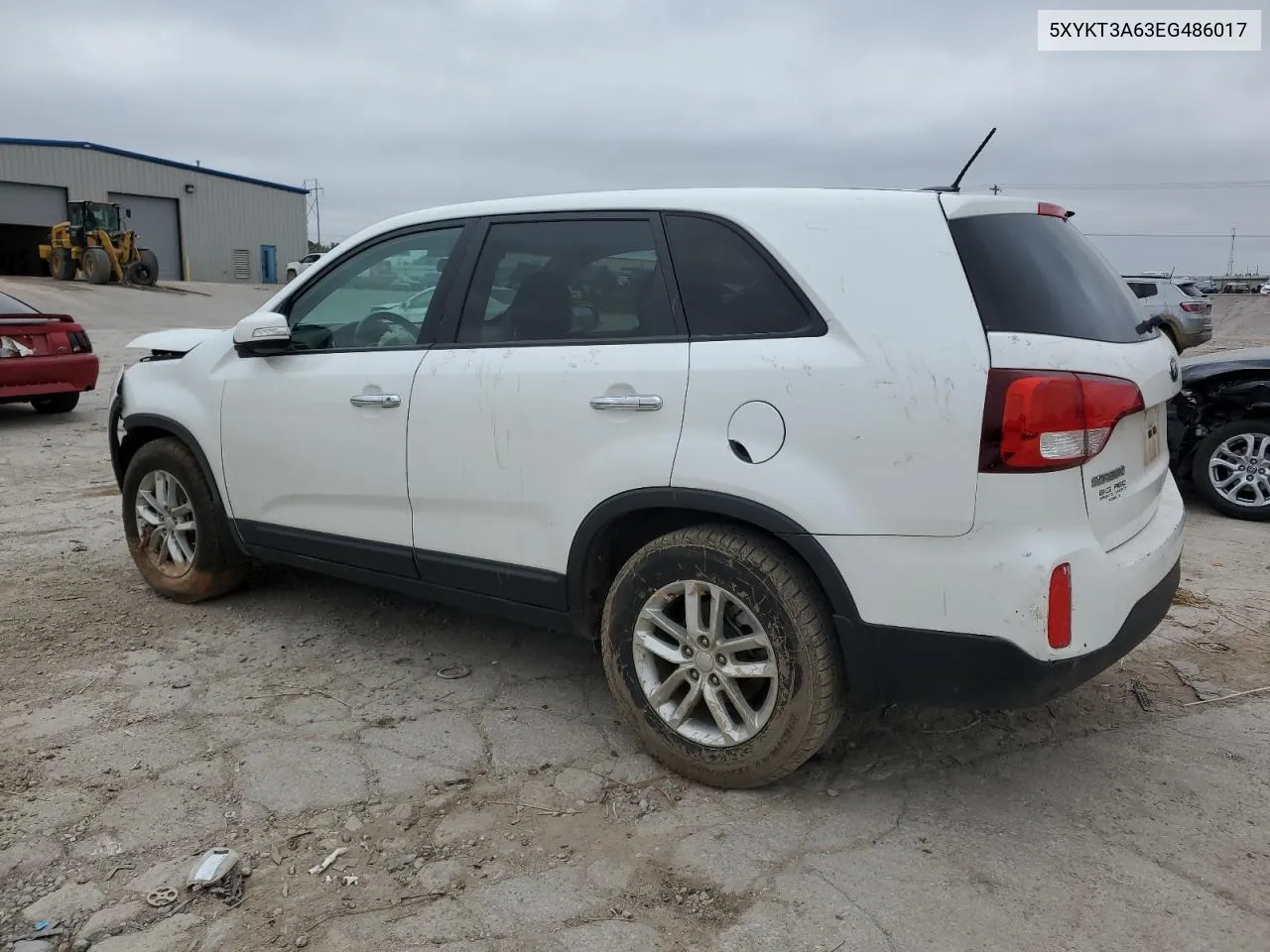 2014 Kia Sorento Lx VIN: 5XYKT3A63EG486017 Lot: 52796864