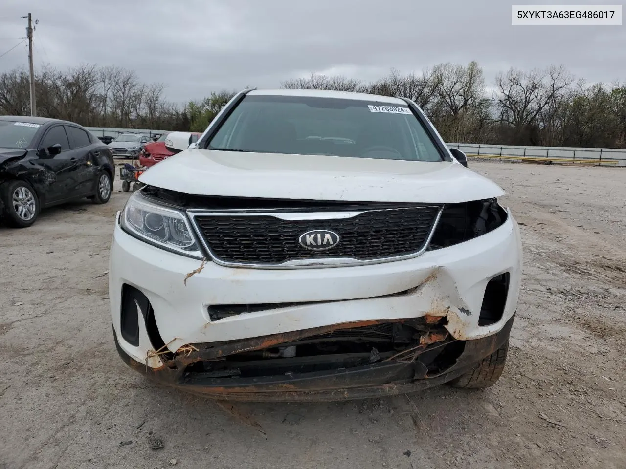 5XYKT3A63EG486017 2014 Kia Sorento Lx