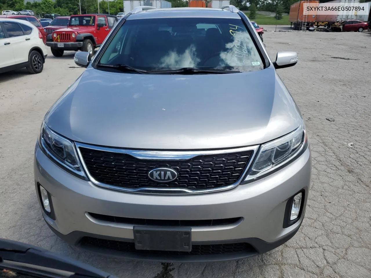 2014 Kia Sorento Lx VIN: 5XYKT3A66EG507894 Lot: 54624194