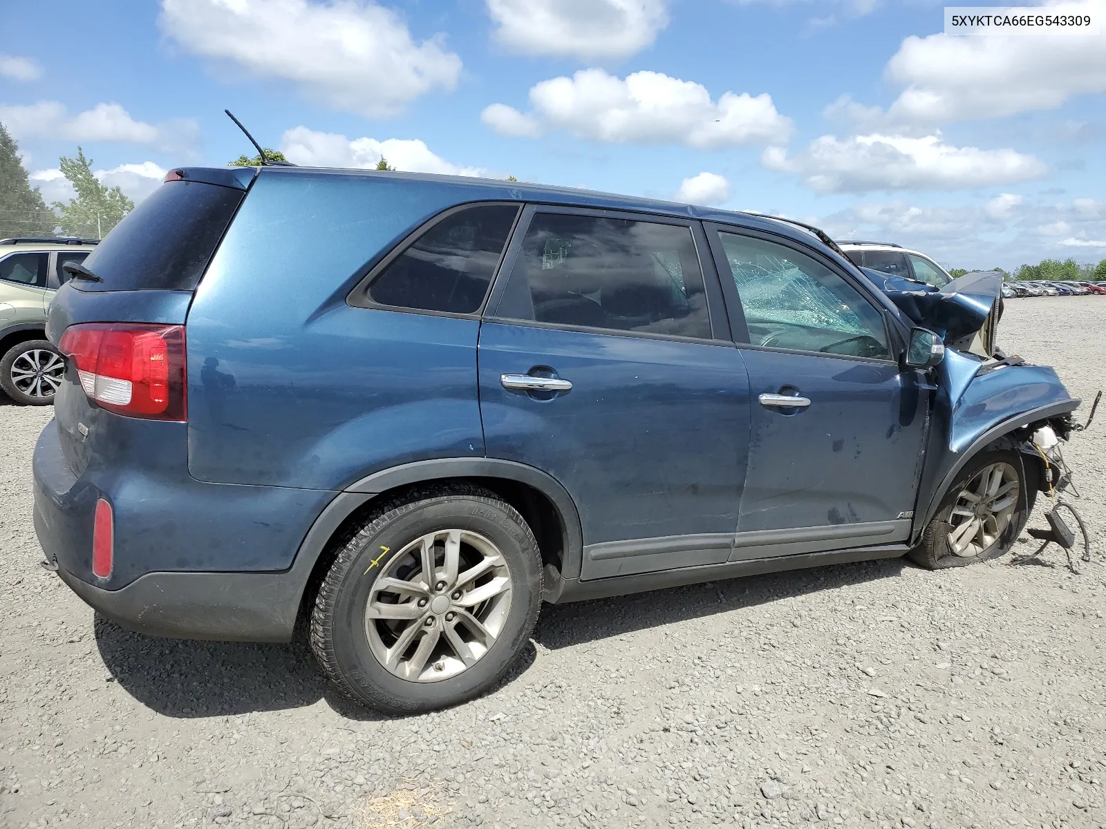 5XYKTCA66EG543309 2014 Kia Sorento Lx