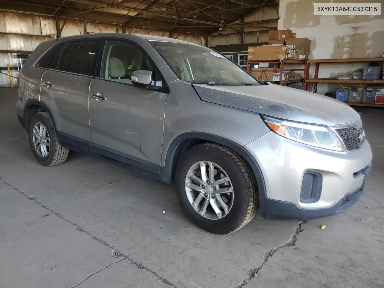 2014 Kia Sorento Lx VIN: 5XYKT3A64EG537315 Lot: 56147294