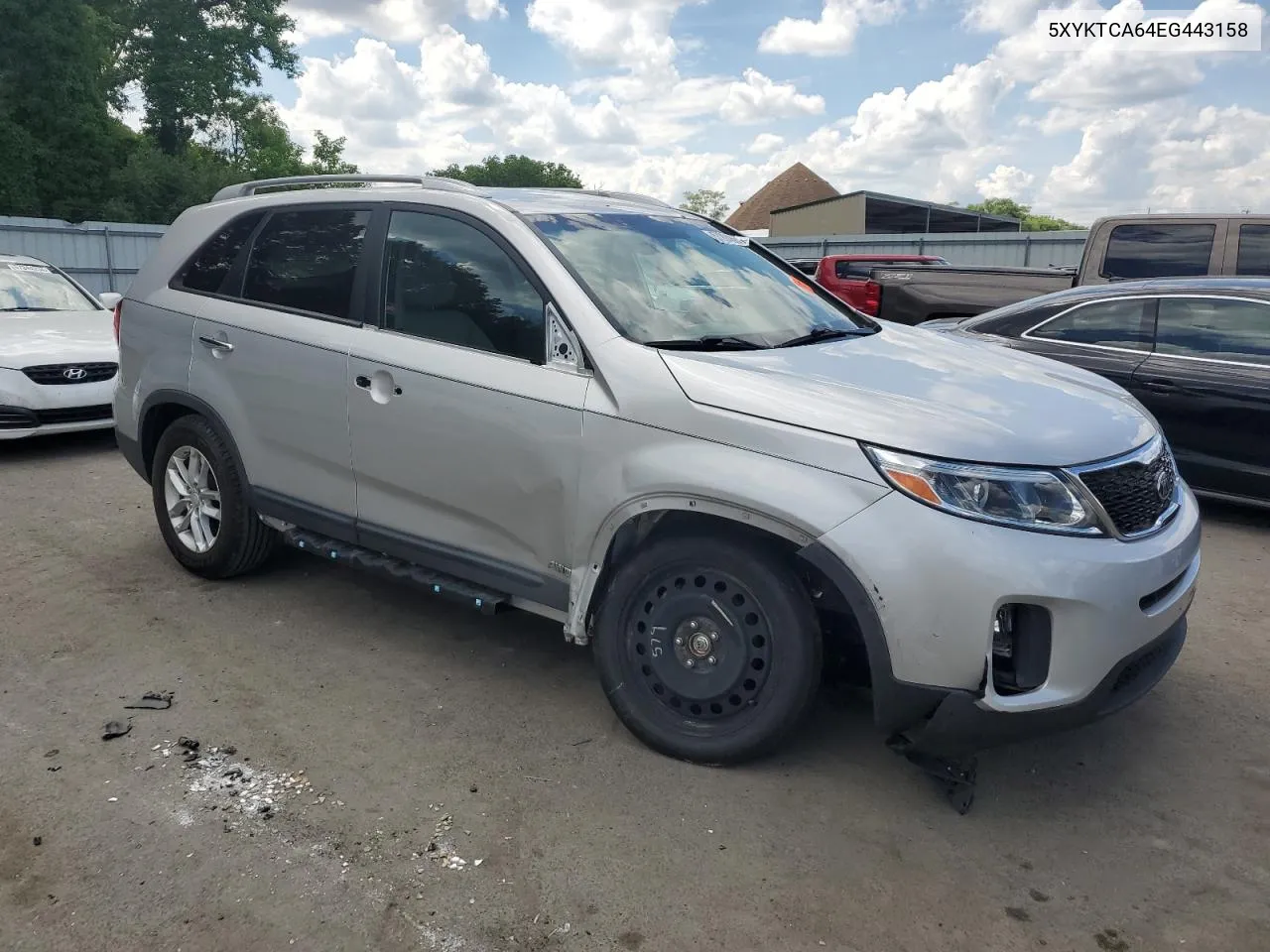 2014 Kia Sorento Lx VIN: 5XYKTCA64EG443158 Lot: 57204664