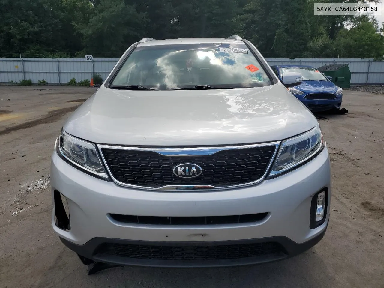 2014 Kia Sorento Lx VIN: 5XYKTCA64EG443158 Lot: 57204664