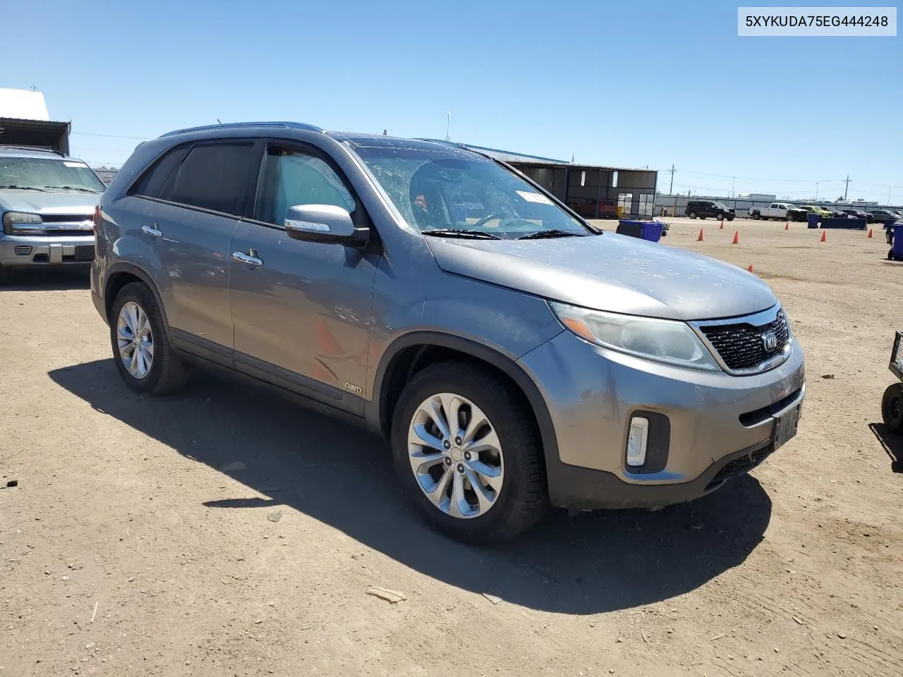 2014 Kia Sorento Ex VIN: 5XYKUDA75EG444248 Lot: 57756624