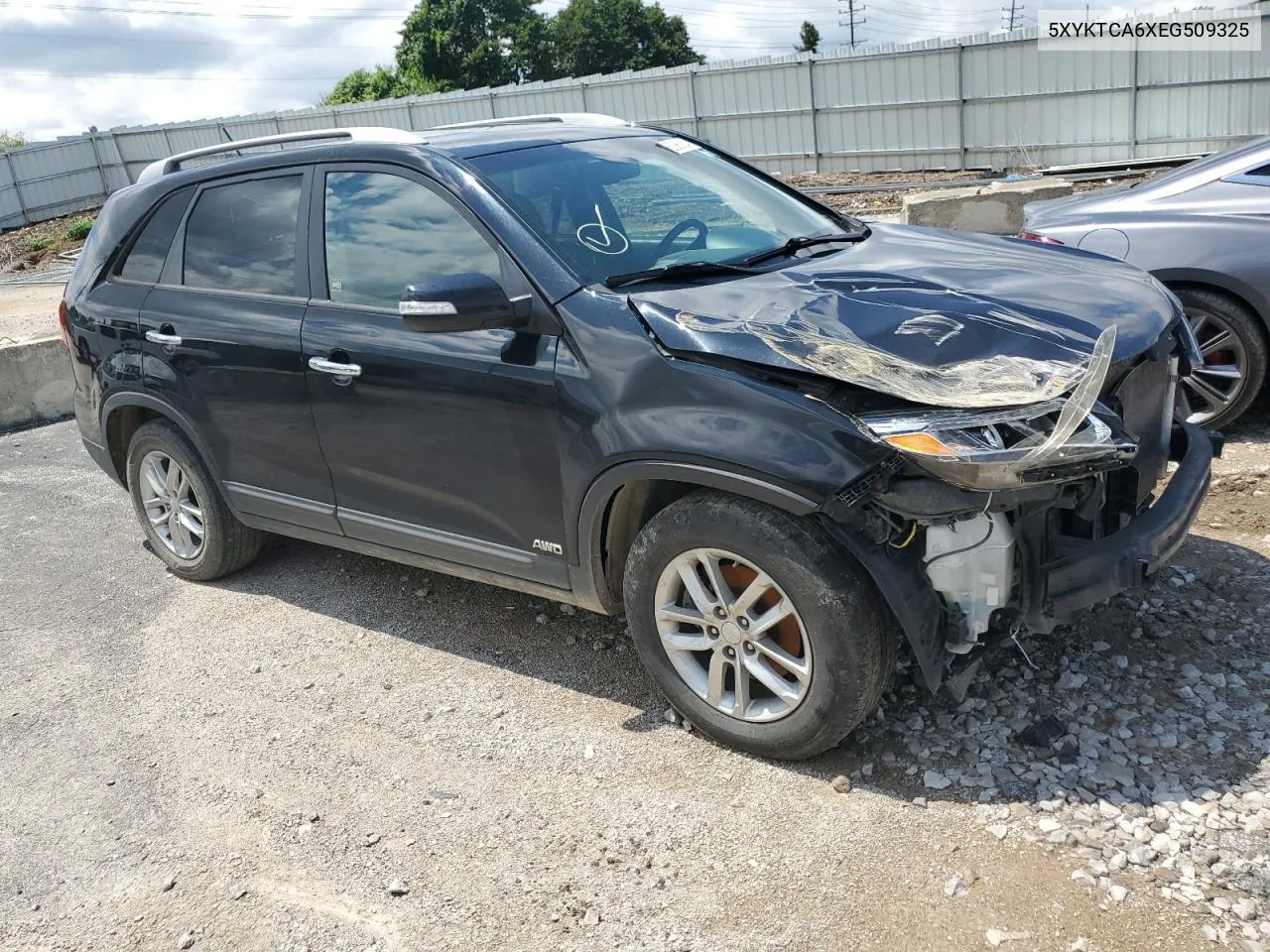 2014 Kia Sorento Lx VIN: 5XYKTCA6XEG509325 Lot: 60286924