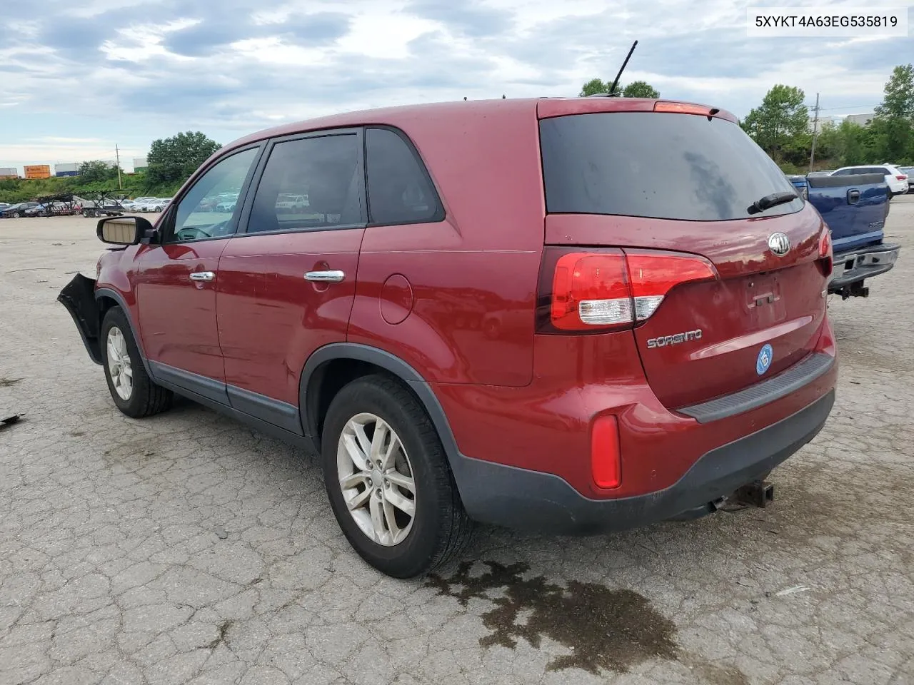 5XYKT4A63EG535819 2014 Kia Sorento Lx