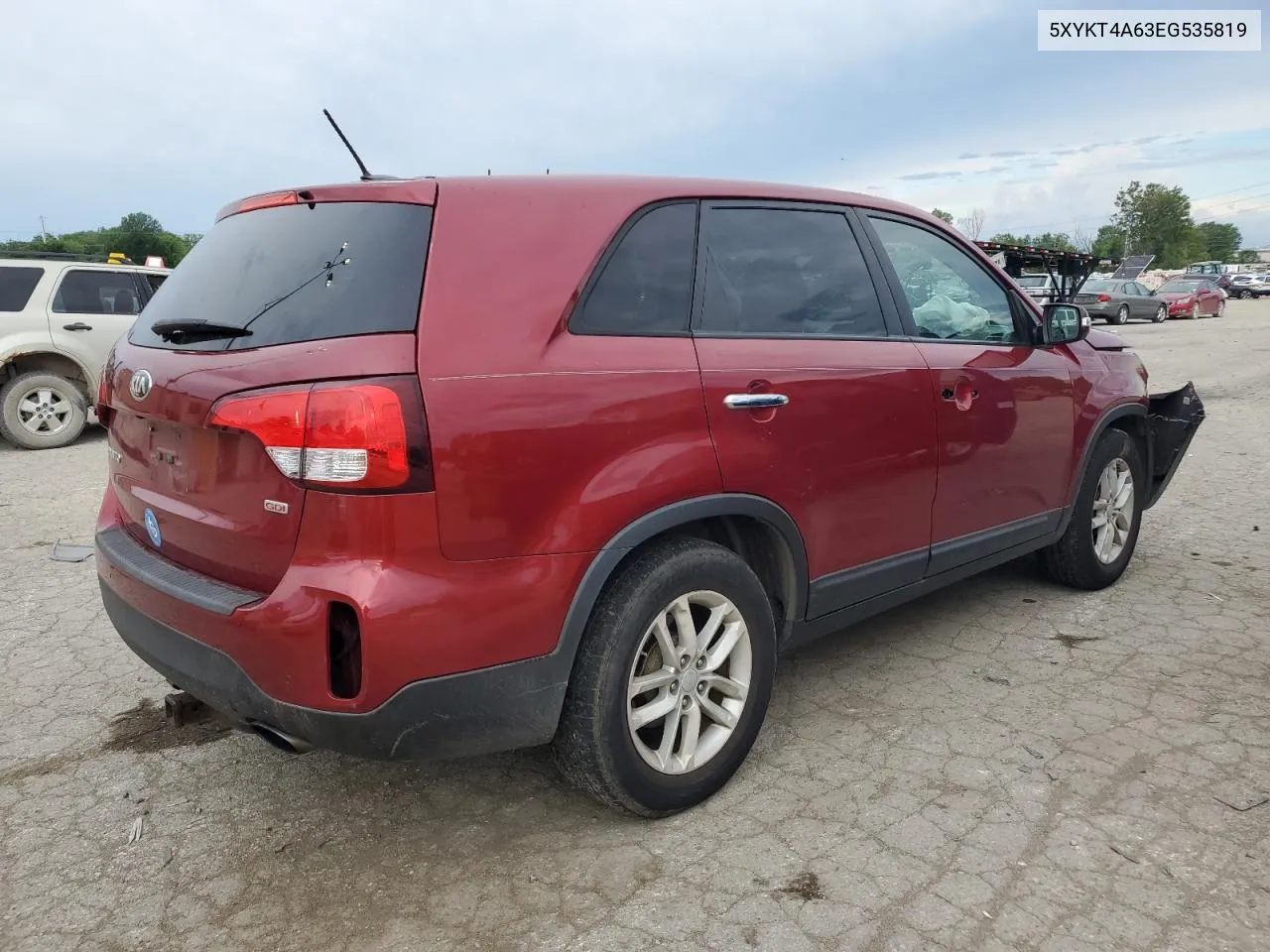 5XYKT4A63EG535819 2014 Kia Sorento Lx