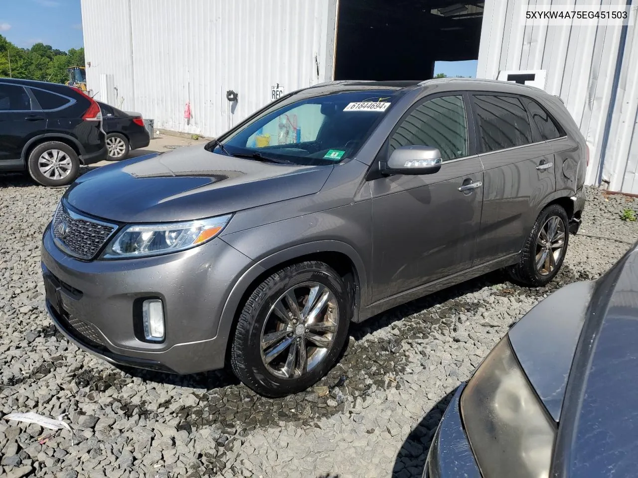 2014 Kia Sorento Sx VIN: 5XYKW4A75EG451503 Lot: 61844694