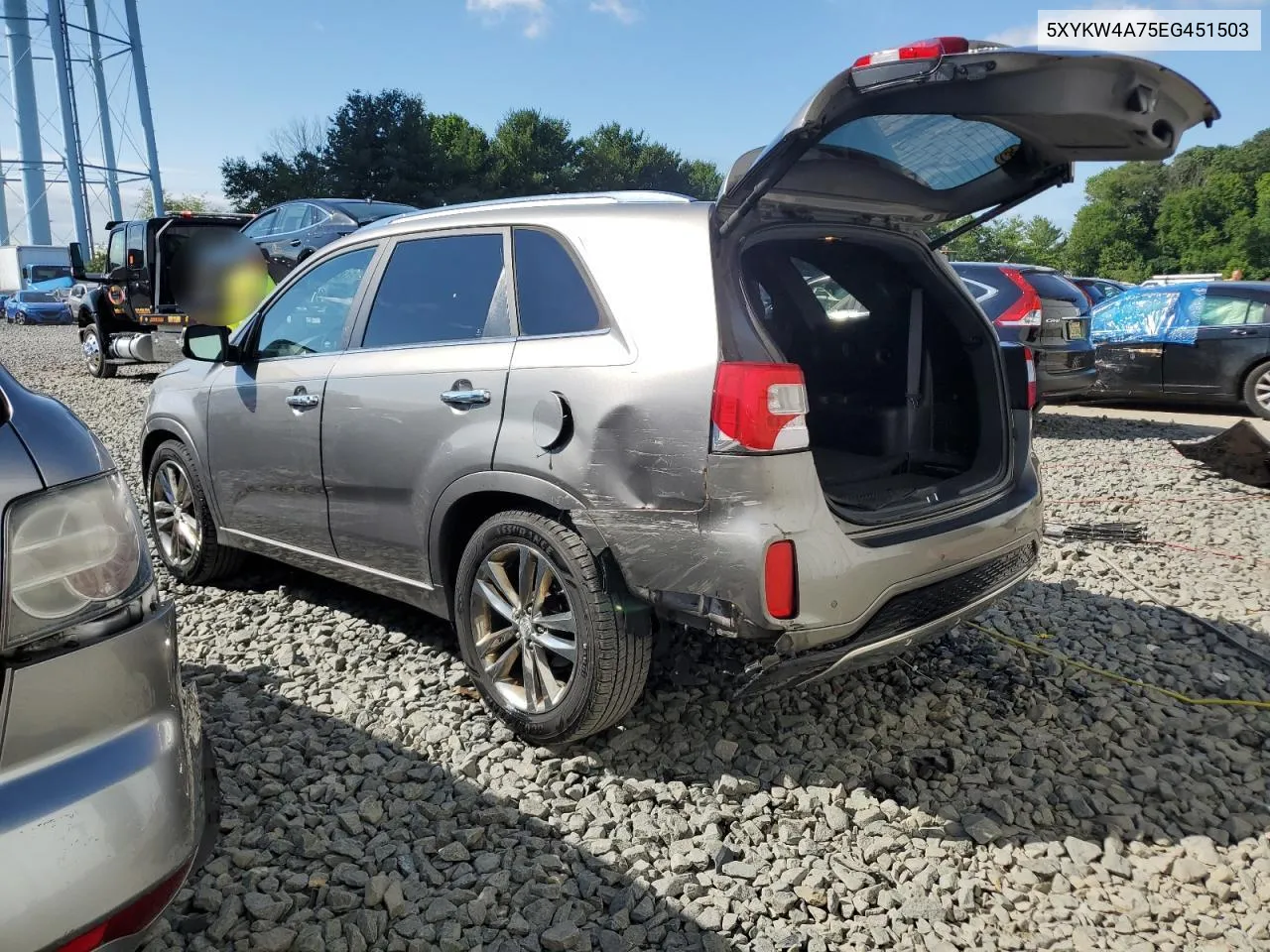 2014 Kia Sorento Sx VIN: 5XYKW4A75EG451503 Lot: 61844694