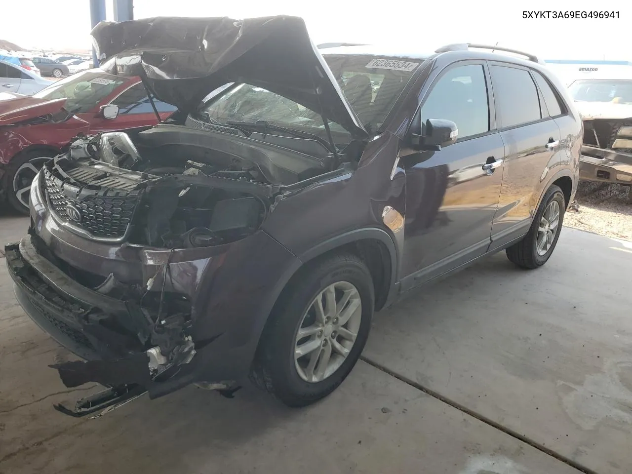 5XYKT3A69EG496941 2014 Kia Sorento Lx