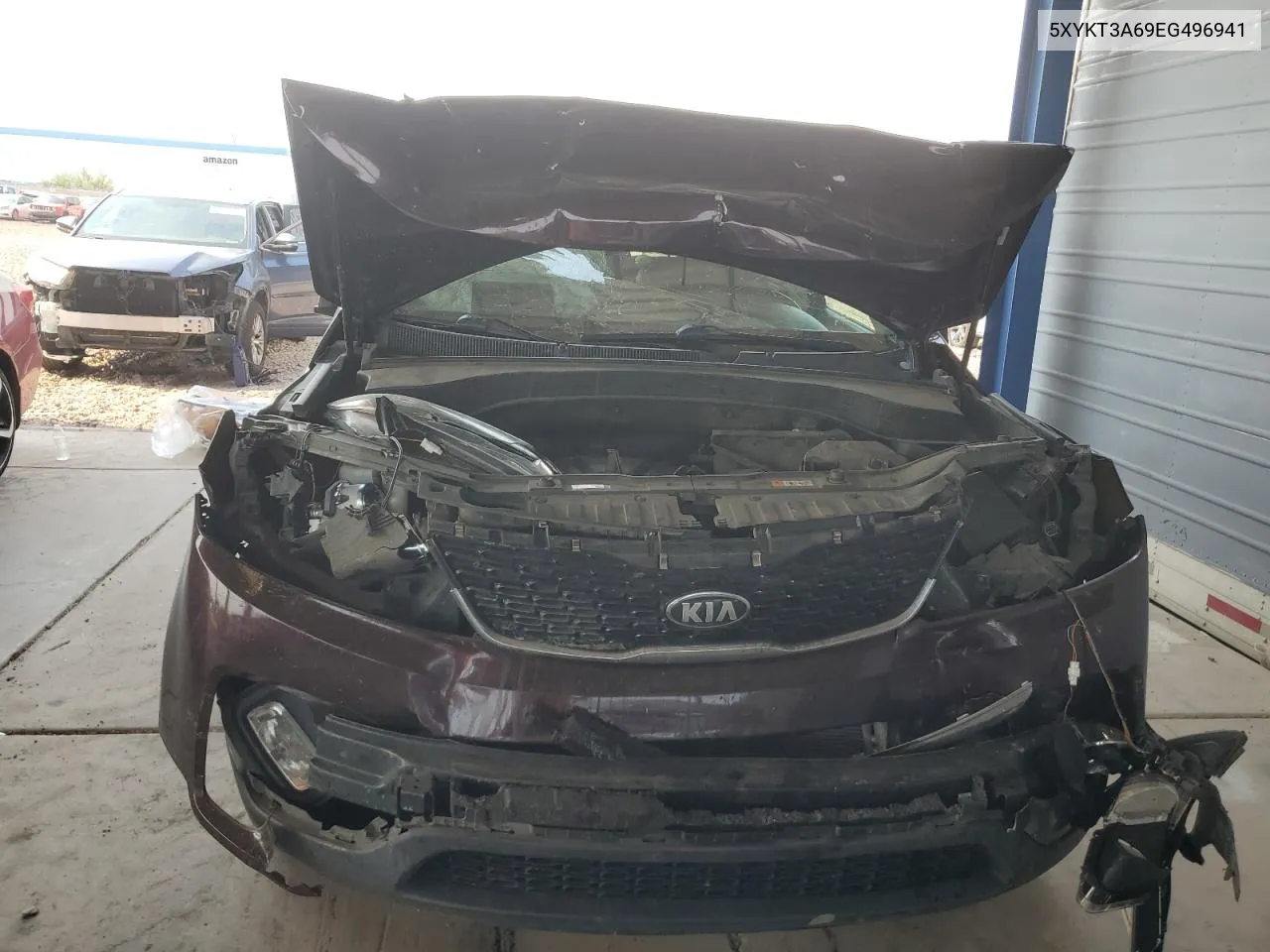 5XYKT3A69EG496941 2014 Kia Sorento Lx