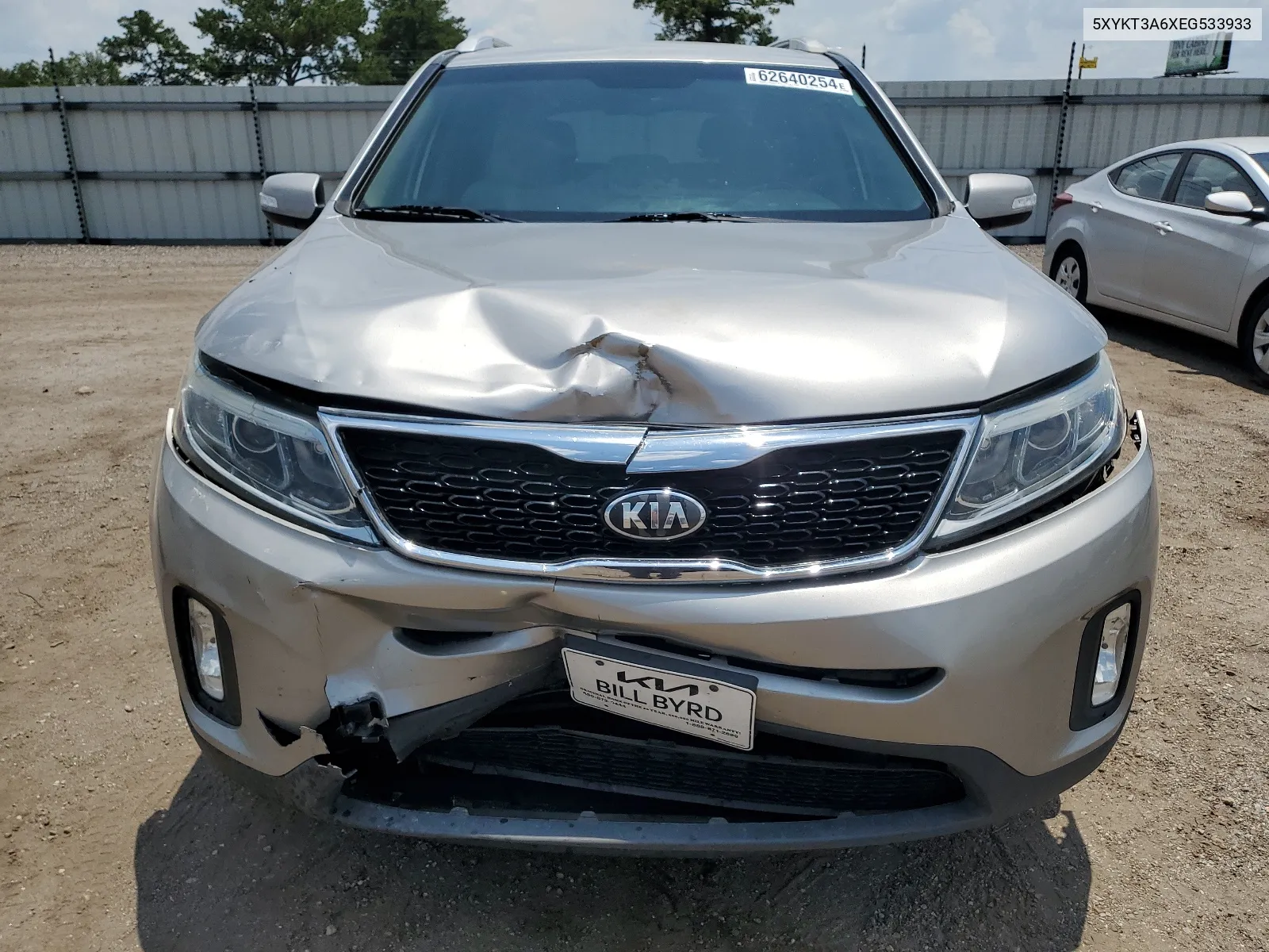 2014 Kia Sorento Lx VIN: 5XYKT3A6XEG533933 Lot: 62640254