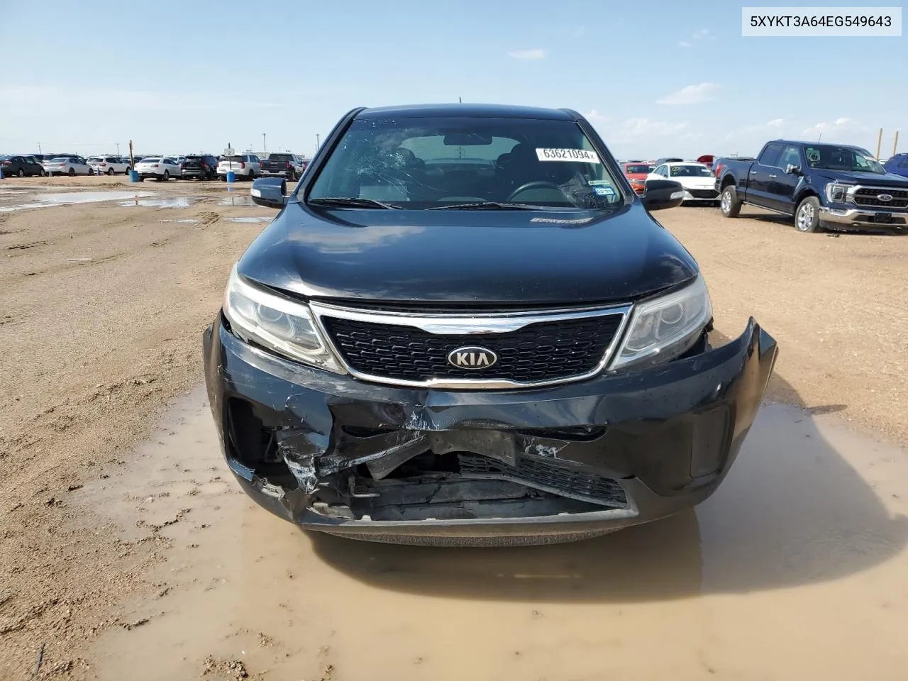 5XYKT3A64EG549643 2014 Kia Sorento Lx