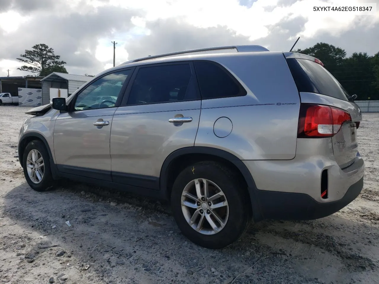 5XYKT4A62EG518347 2014 Kia Sorento Lx