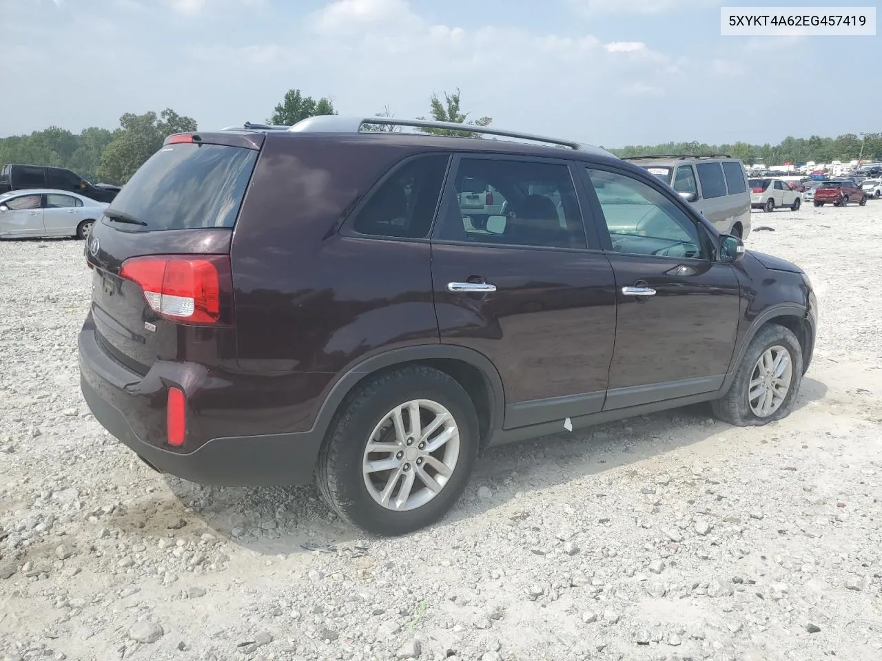 5XYKT4A62EG457419 2014 Kia Sorento Lx