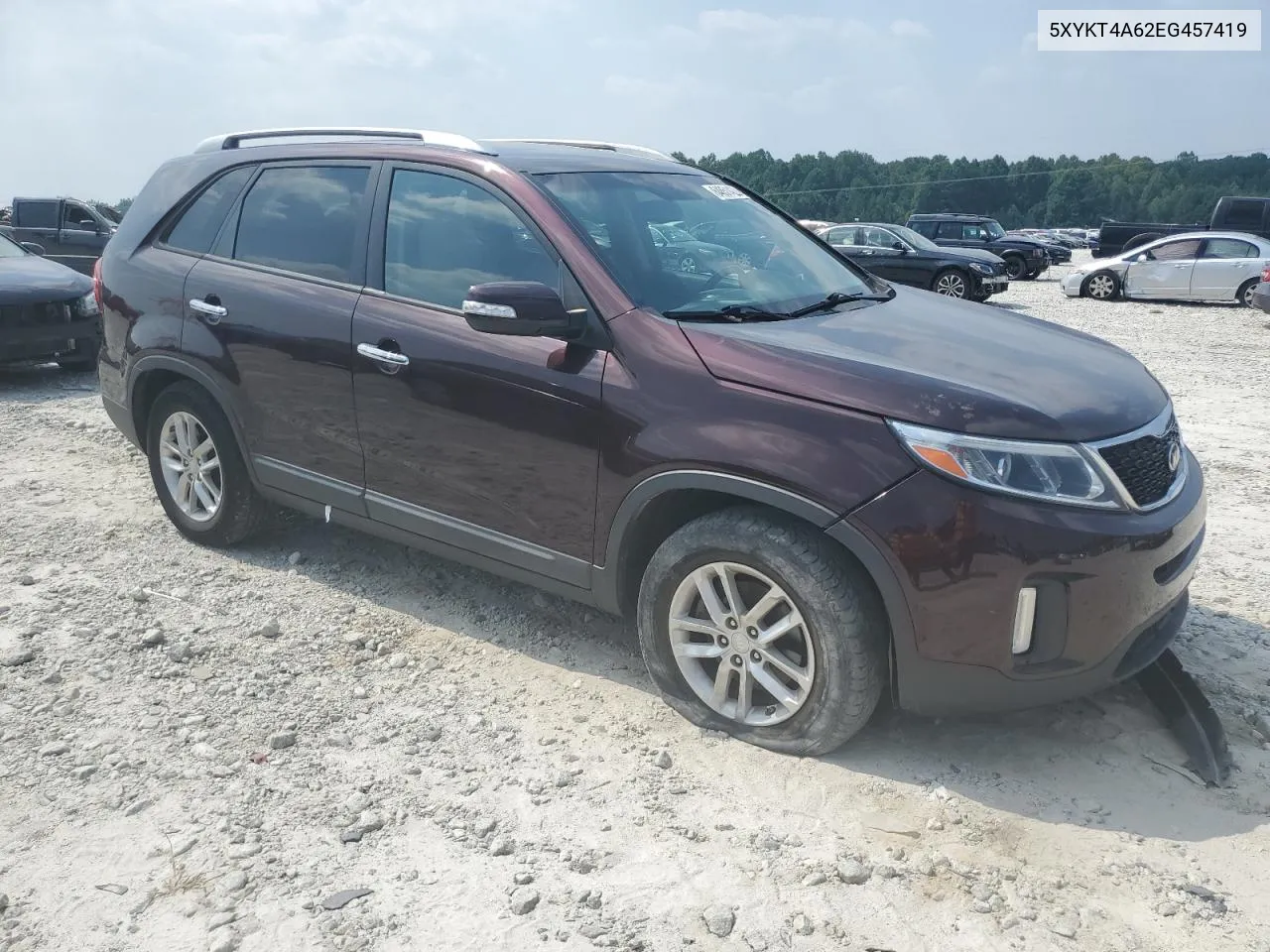 5XYKT4A62EG457419 2014 Kia Sorento Lx