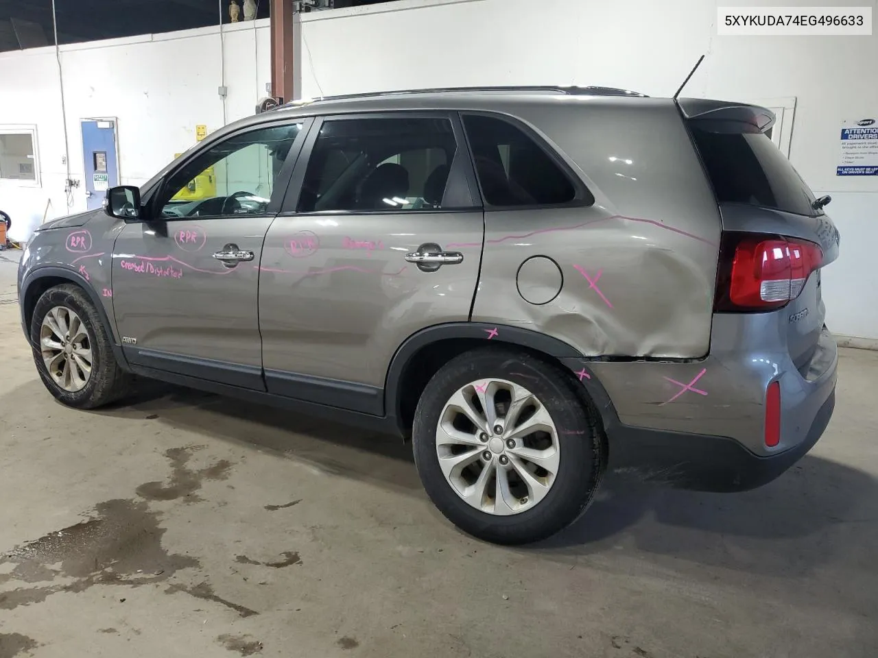 2014 Kia Sorento Ex VIN: 5XYKUDA74EG496633 Lot: 65628164