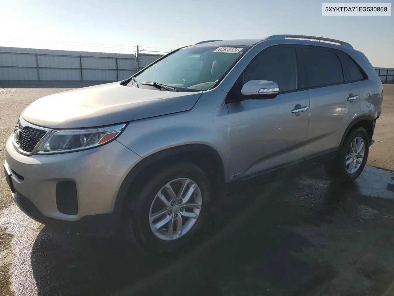 2014 Kia Sorento Lx VIN: 5XYKTDA71EG530868 Lot: 65976124