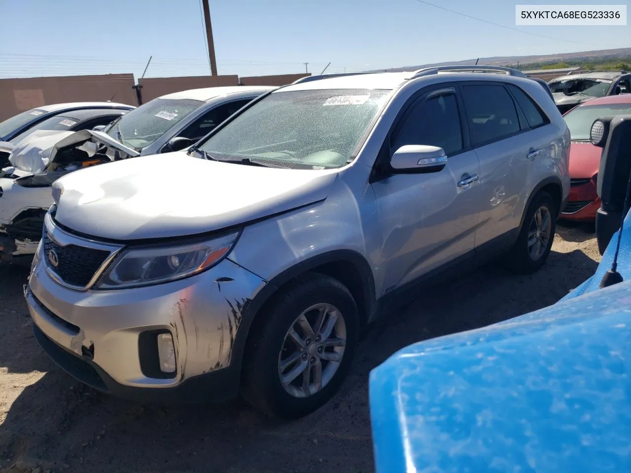 2014 Kia Sorento Lx VIN: 5XYKTCA68EG523336 Lot: 66138134