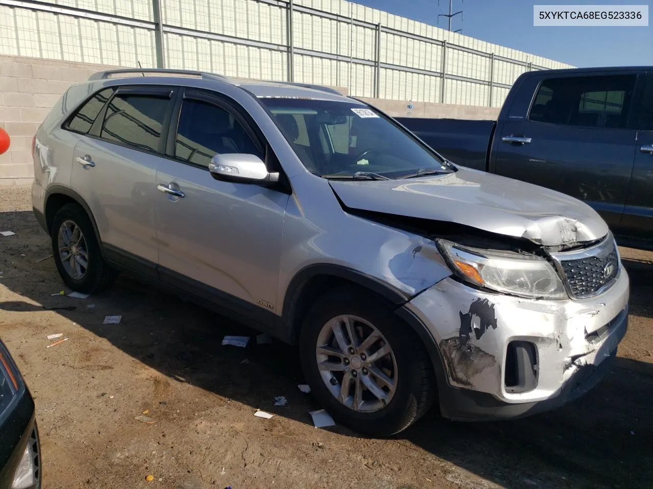 2014 Kia Sorento Lx VIN: 5XYKTCA68EG523336 Lot: 66138134