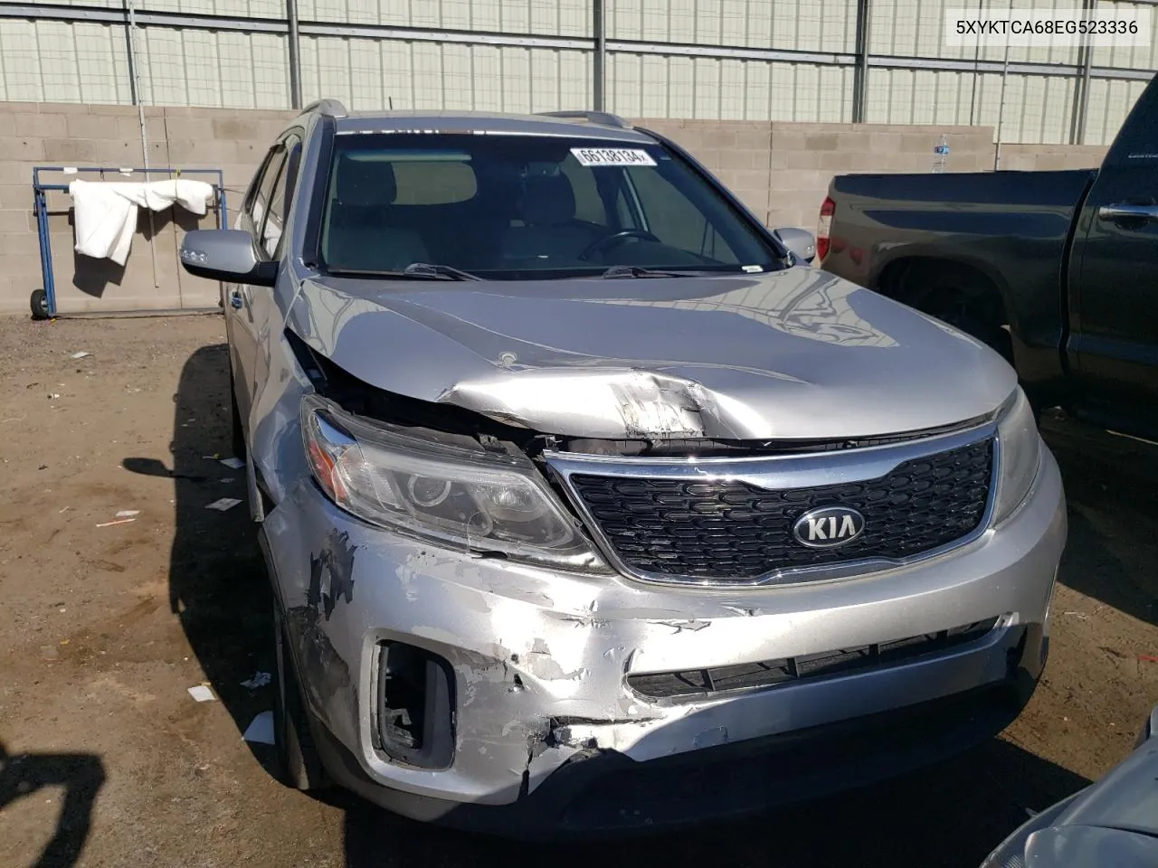 2014 Kia Sorento Lx VIN: 5XYKTCA68EG523336 Lot: 66138134