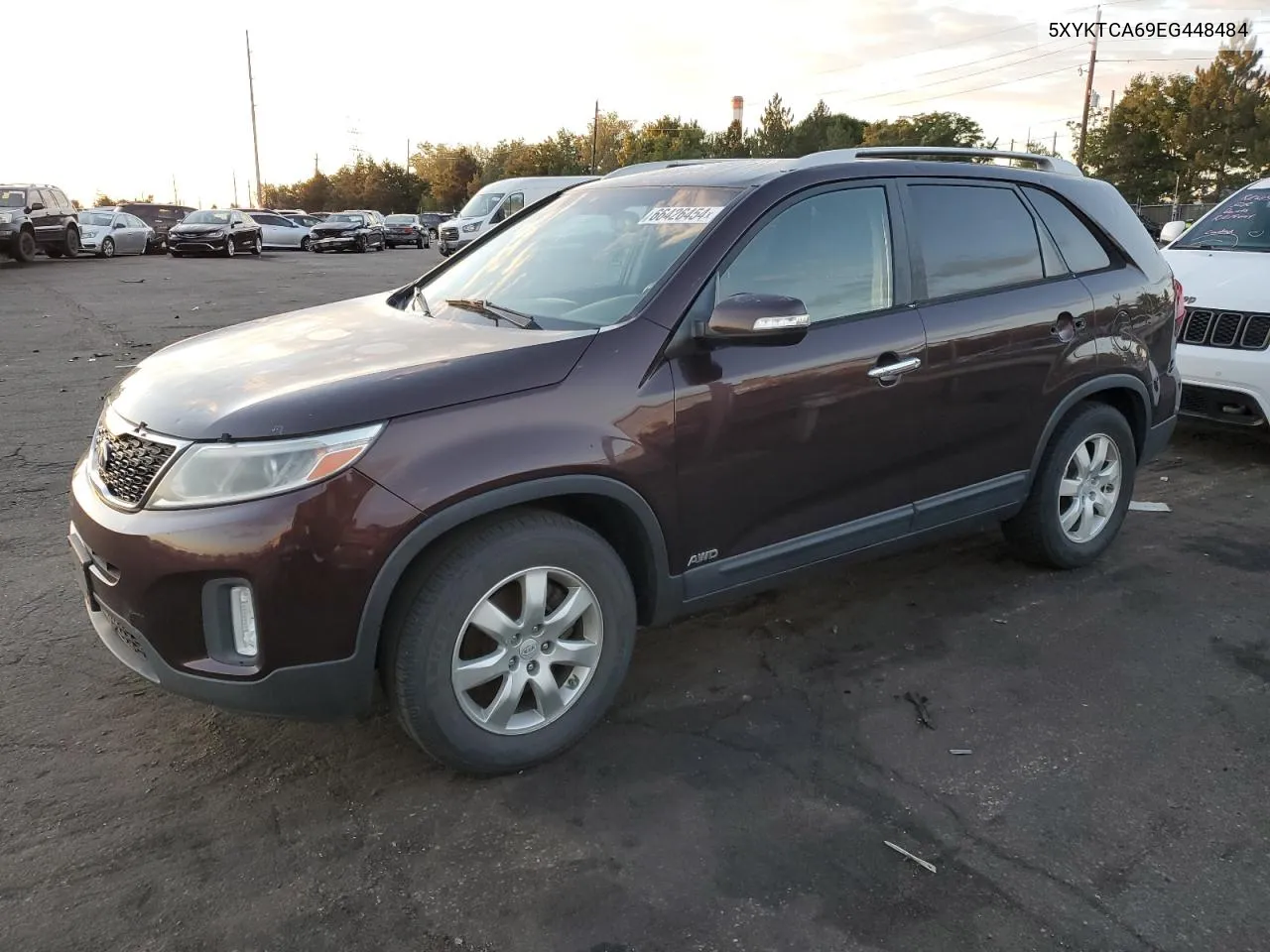 5XYKTCA69EG448484 2014 Kia Sorento Lx