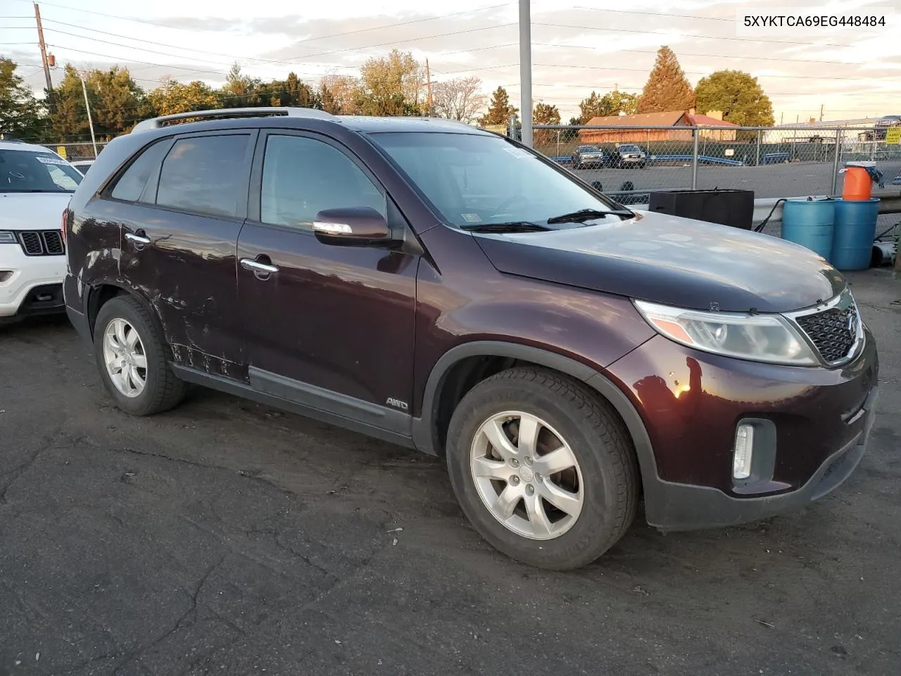 2014 Kia Sorento Lx VIN: 5XYKTCA69EG448484 Lot: 66426454