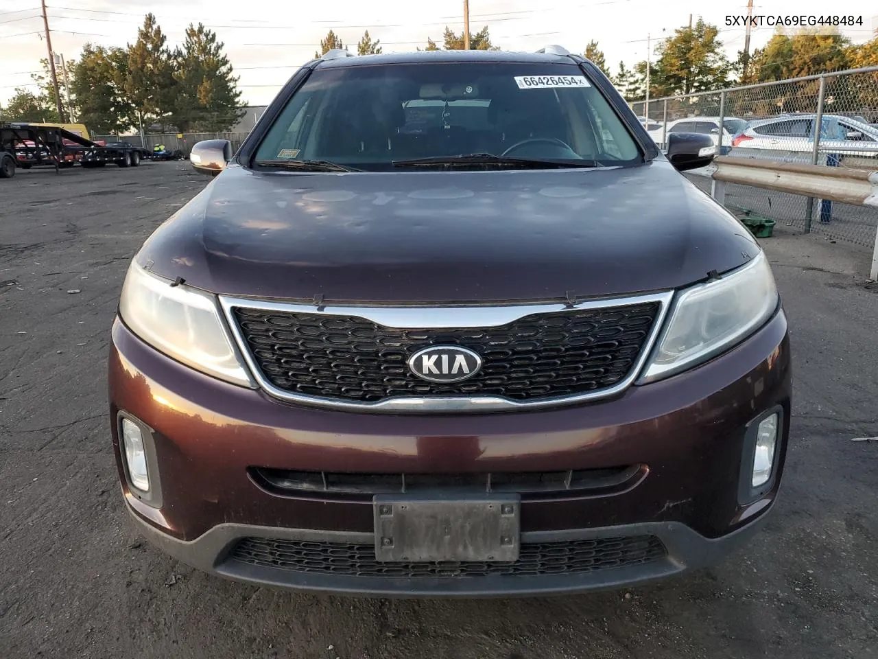 2014 Kia Sorento Lx VIN: 5XYKTCA69EG448484 Lot: 66426454