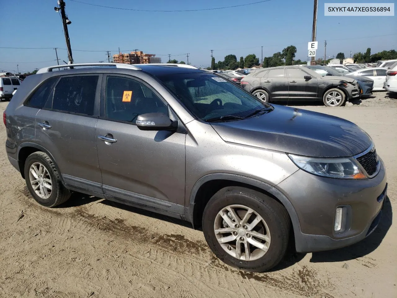 2014 Kia Sorento Lx VIN: 5XYKT4A7XEG536894 Lot: 67324264