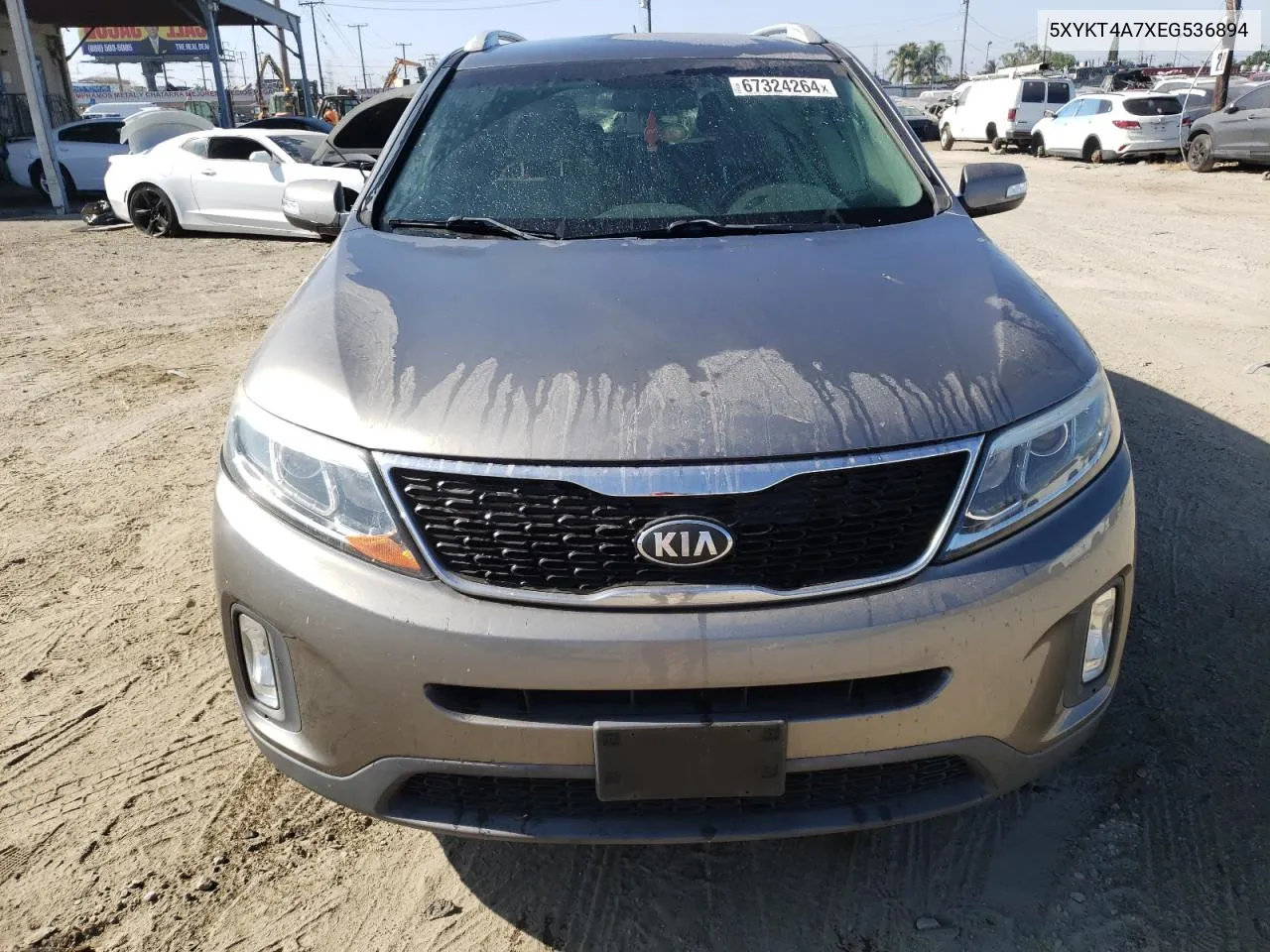 2014 Kia Sorento Lx VIN: 5XYKT4A7XEG536894 Lot: 67324264