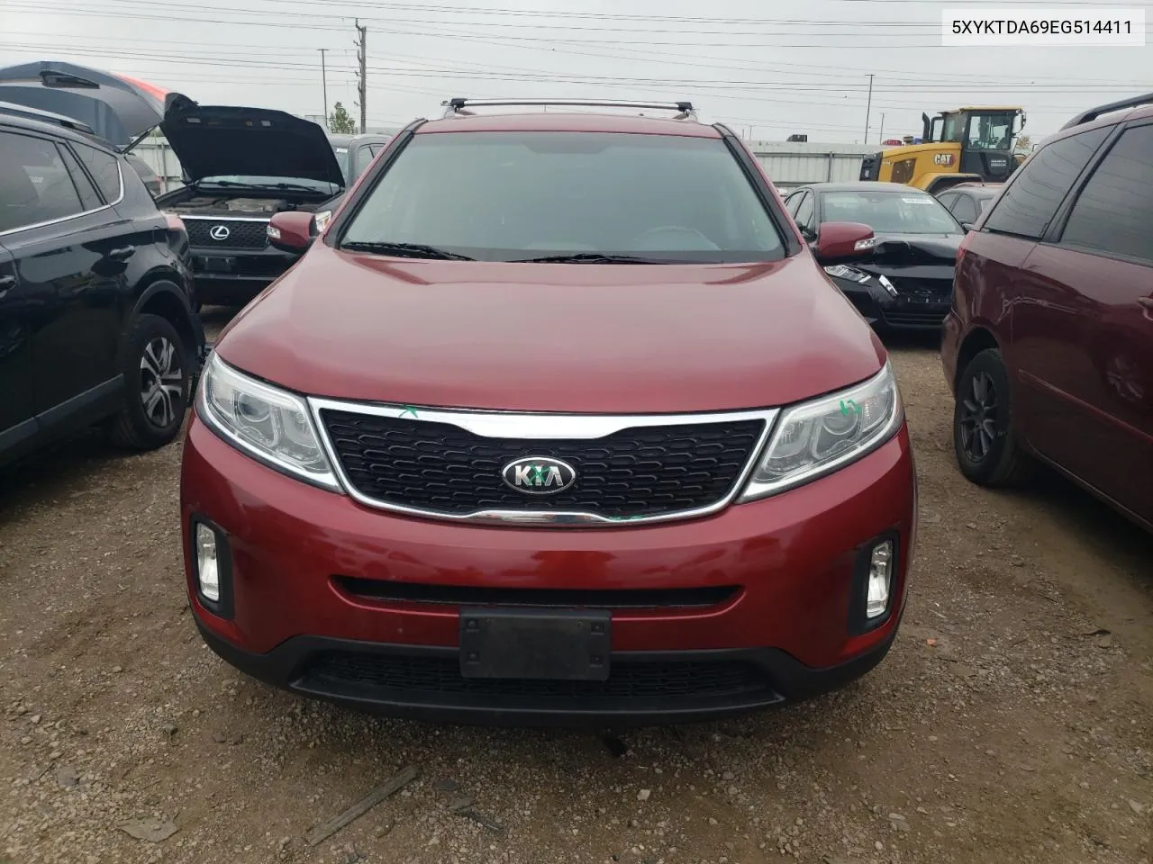 2014 Kia Sorento Lx VIN: 5XYKTDA69EG514411 Lot: 67746544