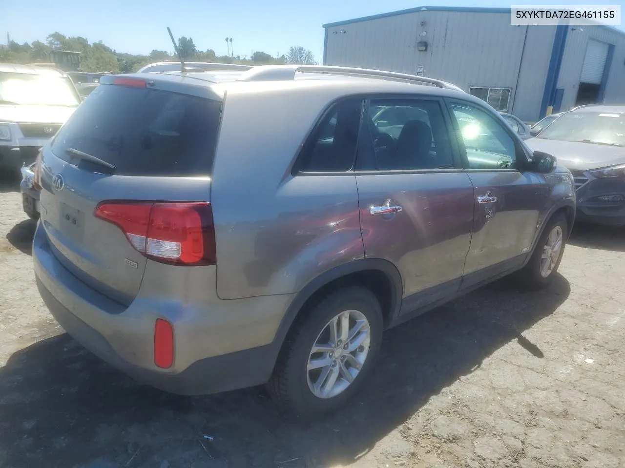 2014 Kia Sorento Lx VIN: 5XYKTDA72EG461155 Lot: 67802014