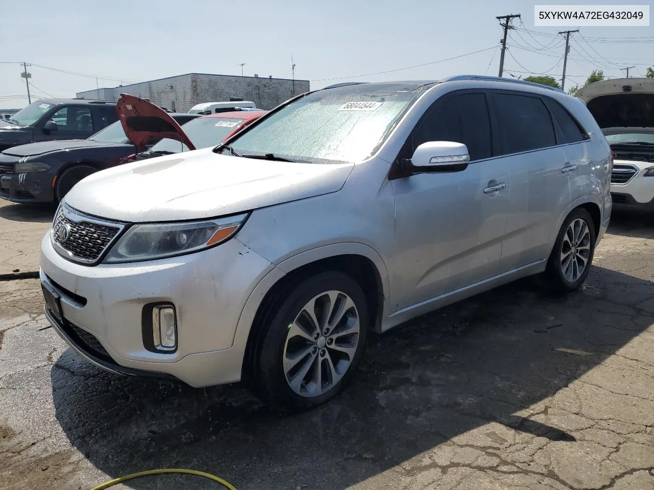 5XYKW4A72EG432049 2014 Kia Sorento Sx