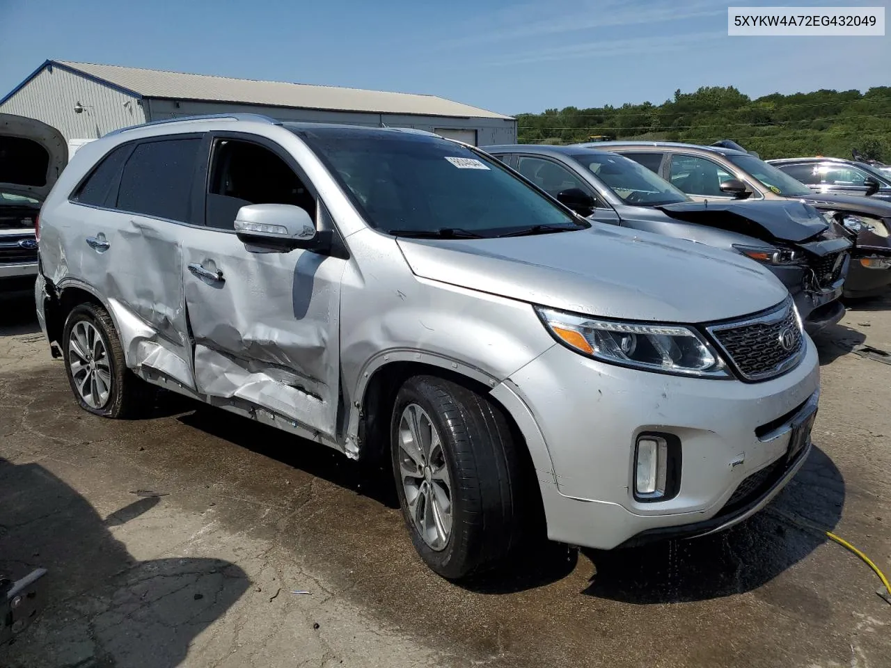 5XYKW4A72EG432049 2014 Kia Sorento Sx