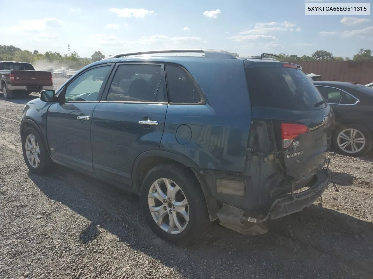 2014 Kia Sorento Lx VIN: 5XYKTCA66EG511315 Lot: 68122714