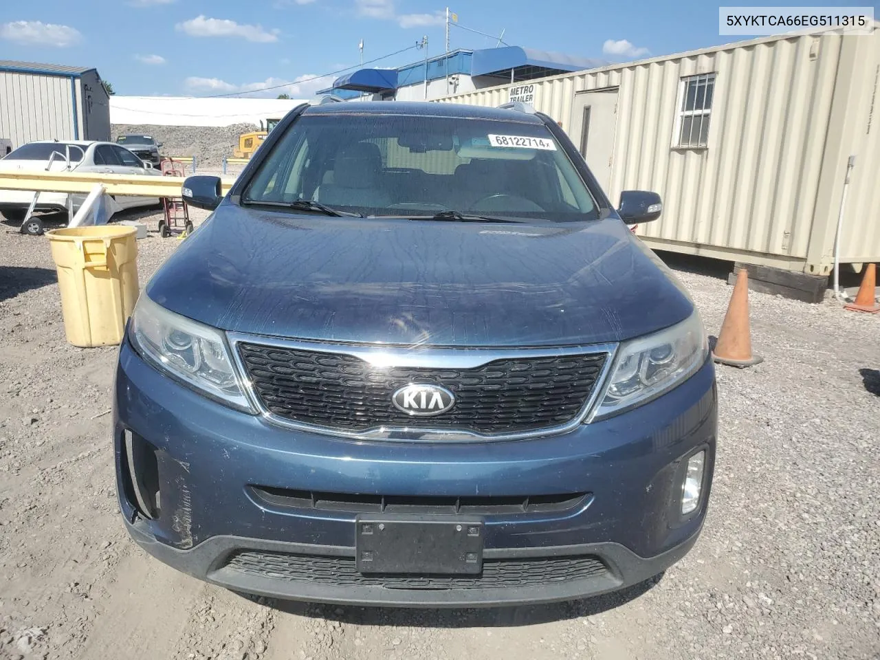 2014 Kia Sorento Lx VIN: 5XYKTCA66EG511315 Lot: 68122714