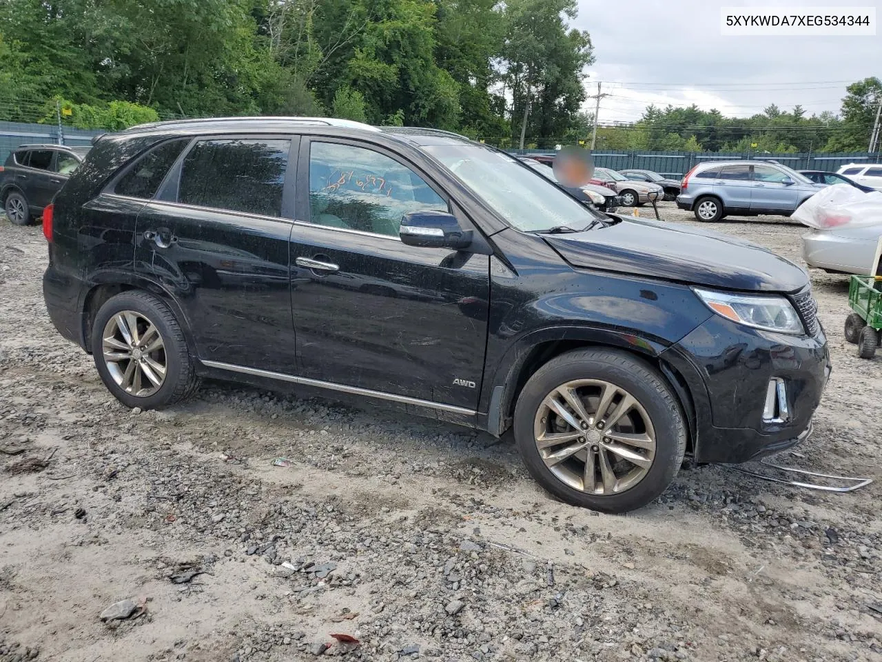 2014 Kia Sorento Sx VIN: 5XYKWDA7XEG534344 Lot: 68168374