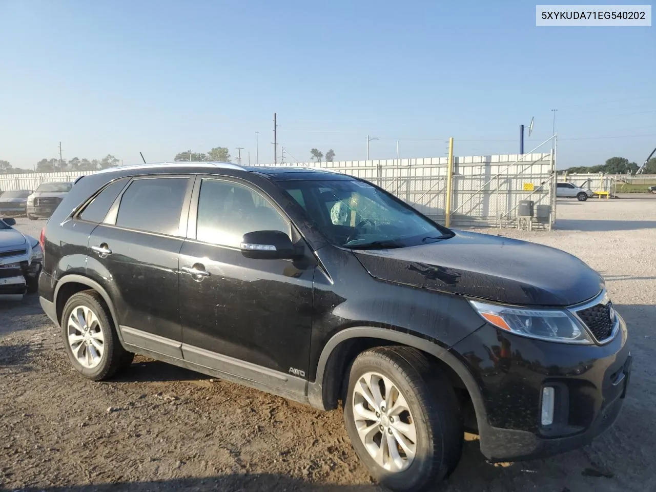 2014 Kia Sorento Ex VIN: 5XYKUDA71EG540202 Lot: 68623304