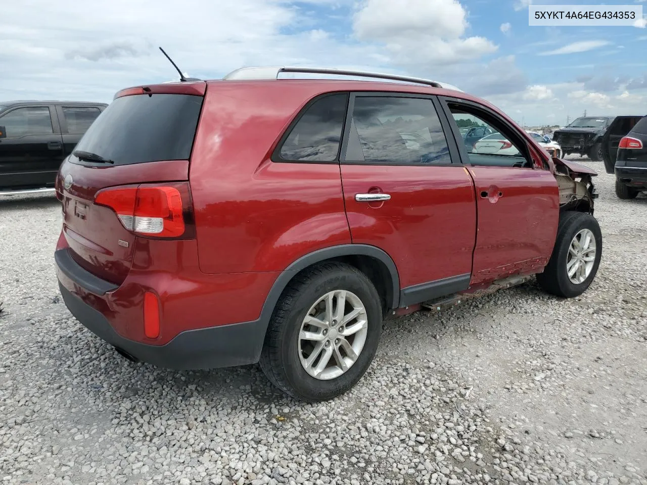 5XYKT4A64EG434353 2014 Kia Sorento Lx