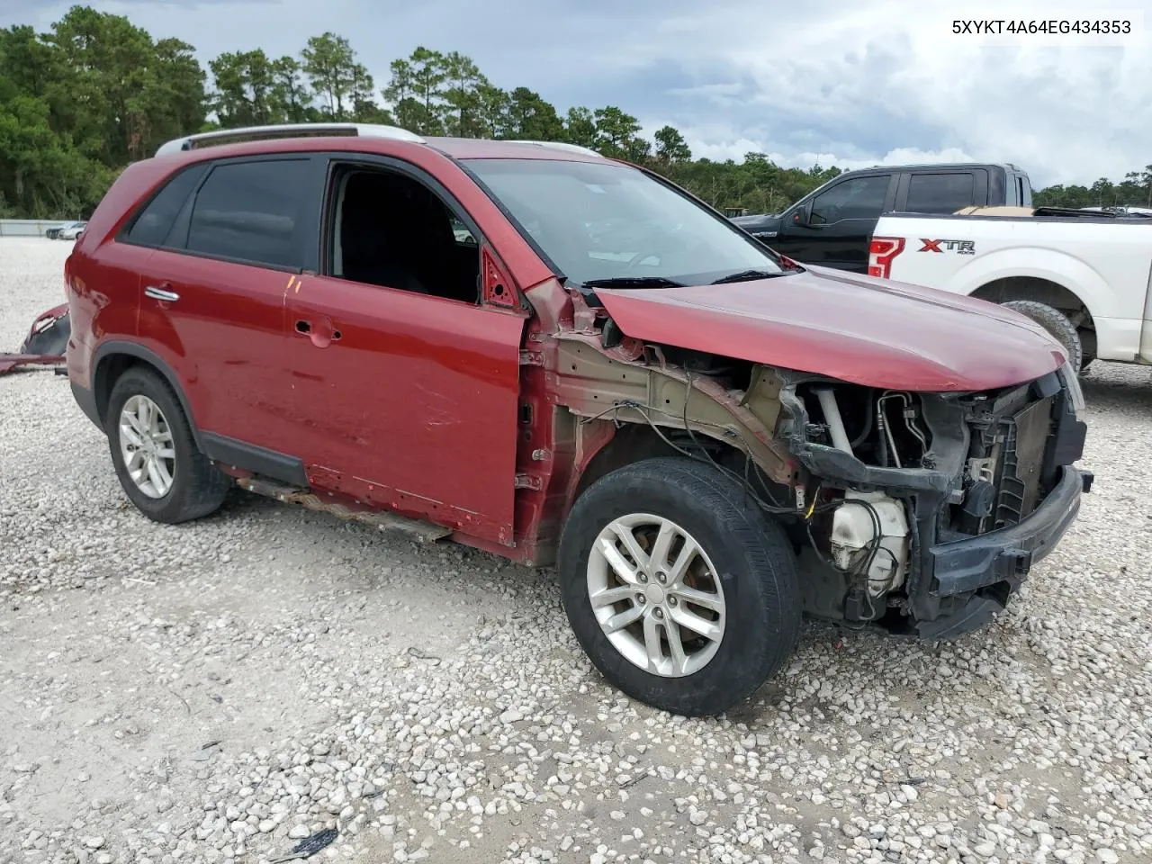 2014 Kia Sorento Lx VIN: 5XYKT4A64EG434353 Lot: 69033684