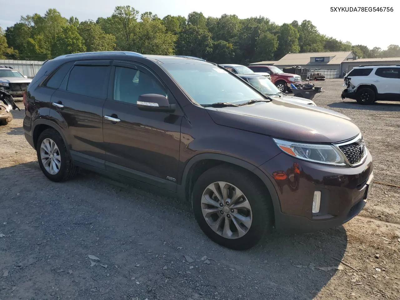 2014 Kia Sorento Ex VIN: 5XYKUDA78EG546756 Lot: 69277544