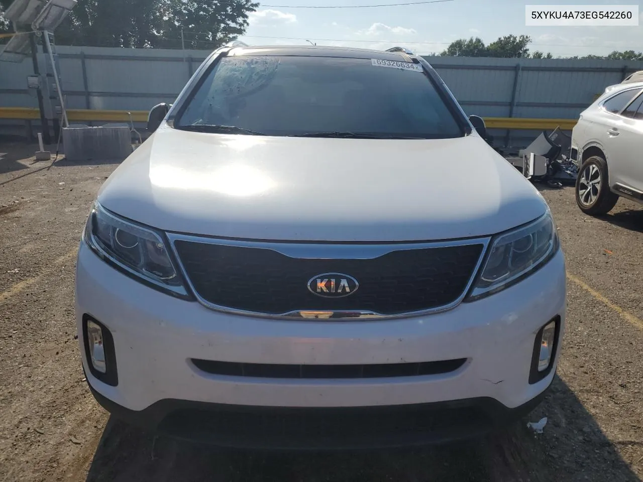 2014 Kia Sorento Ex VIN: 5XYKU4A73EG542260 Lot: 69326634