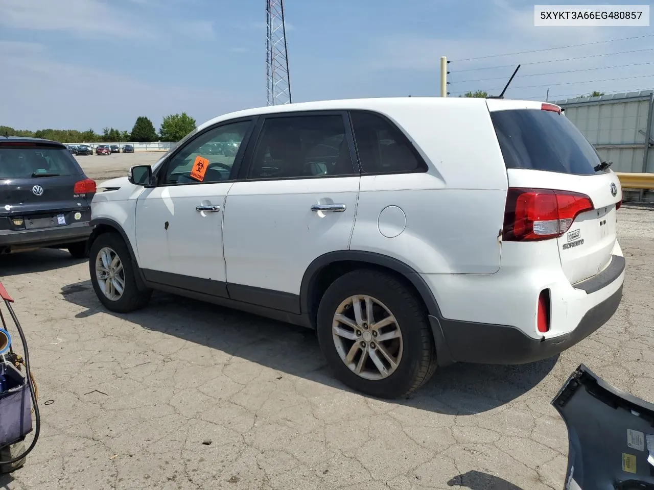 5XYKT3A66EG480857 2014 Kia Sorento Lx