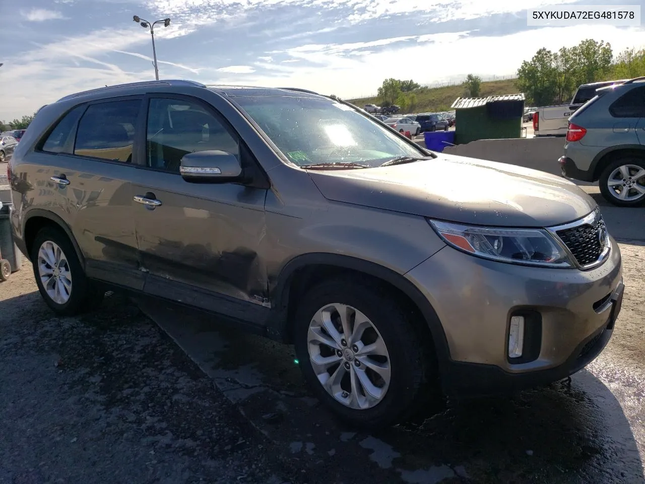 5XYKUDA72EG481578 2014 Kia Sorento Ex