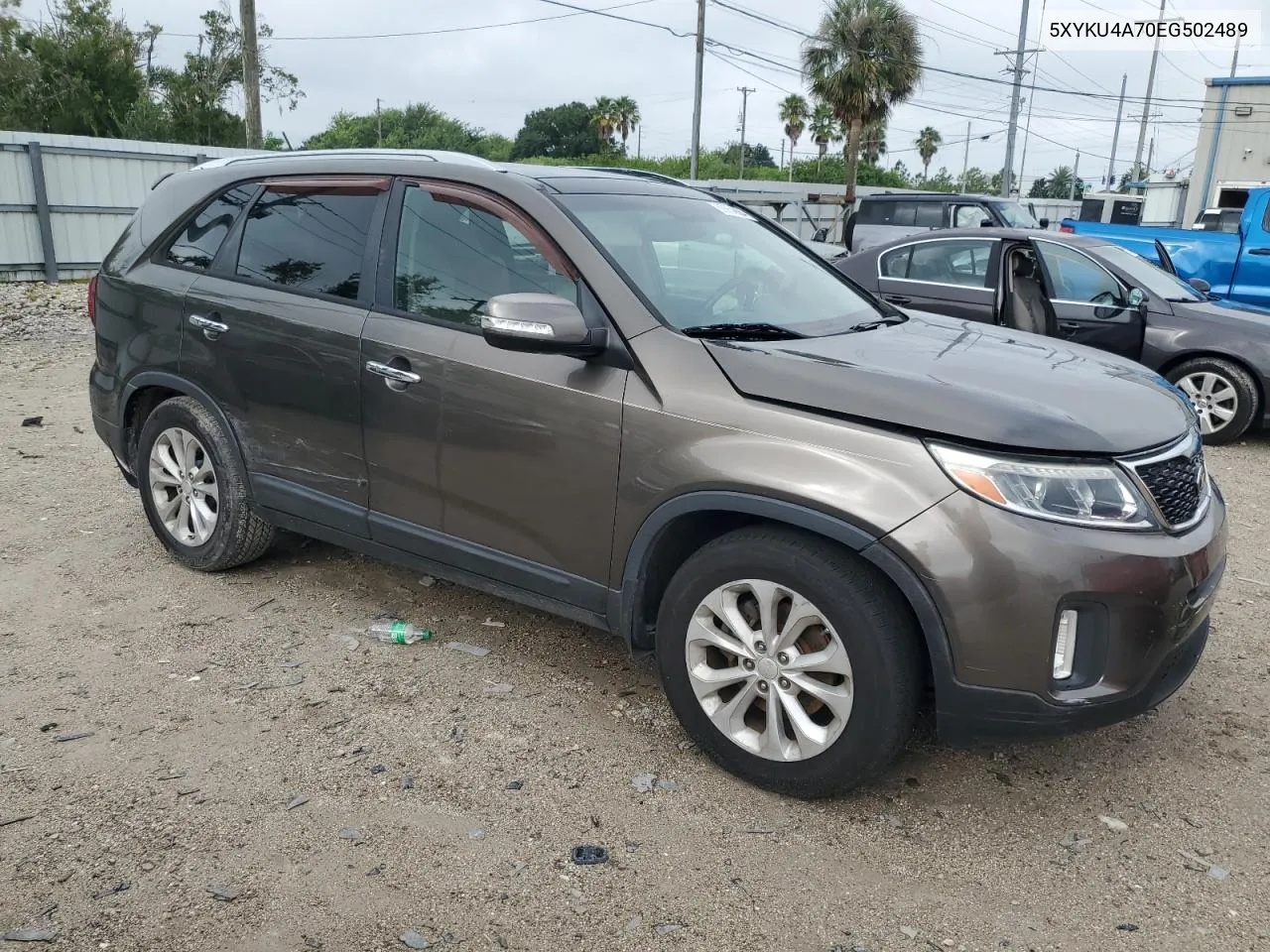 5XYKU4A70EG502489 2014 Kia Sorento Ex