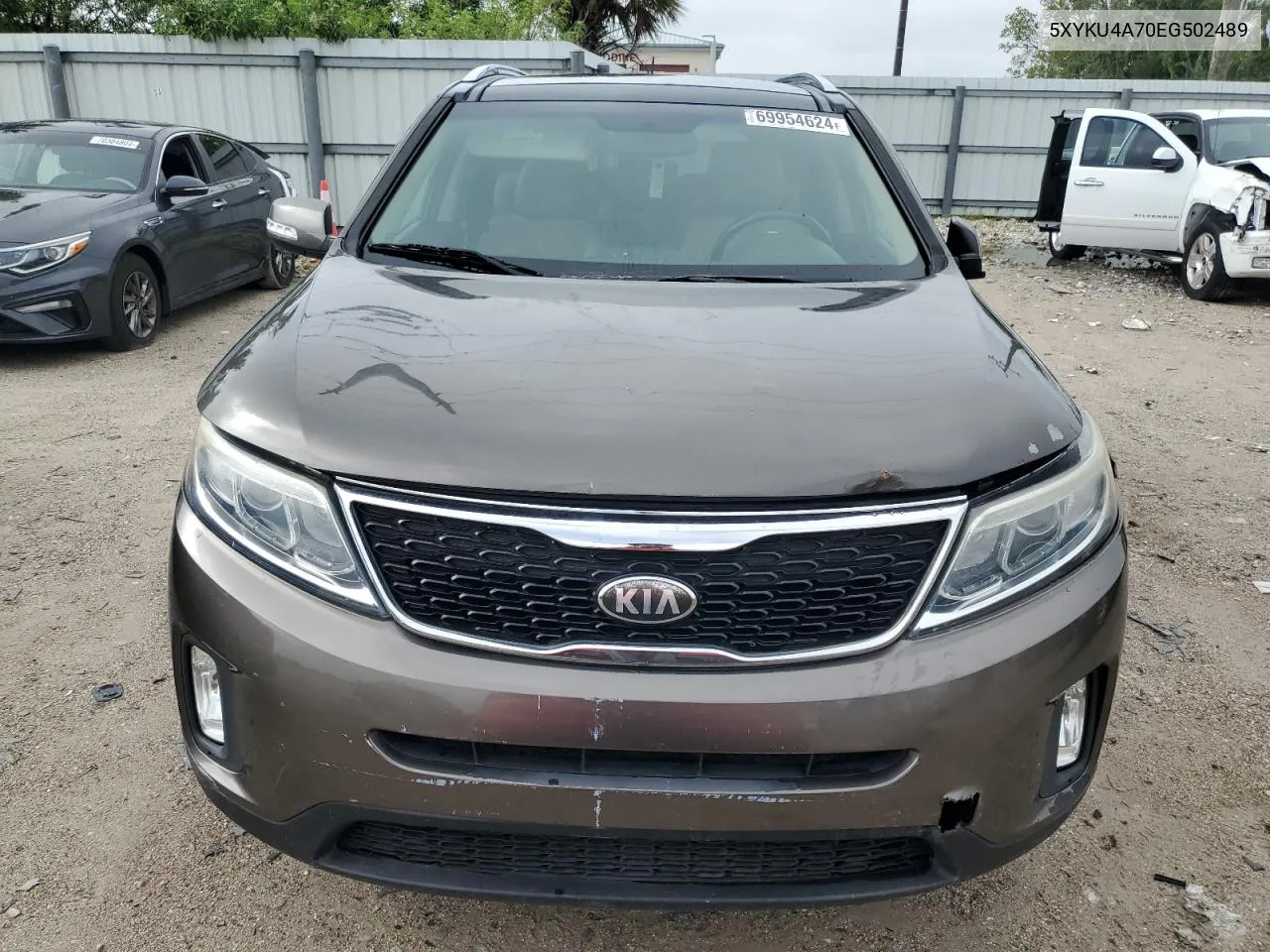 2014 Kia Sorento Ex VIN: 5XYKU4A70EG502489 Lot: 69954624